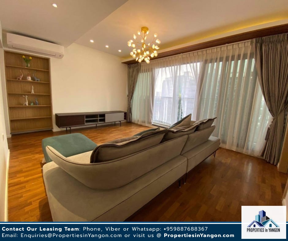 Two-Bedroom Condo in Green Inya 2 - Properties in Yangon