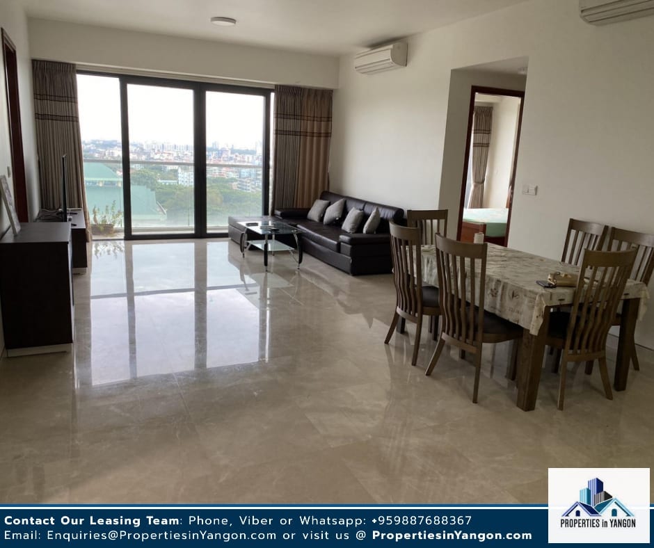 Three Bedroom Condo In Crystal Residence Properties In Yangon