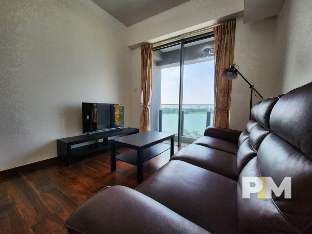 properties in Yangon, living room