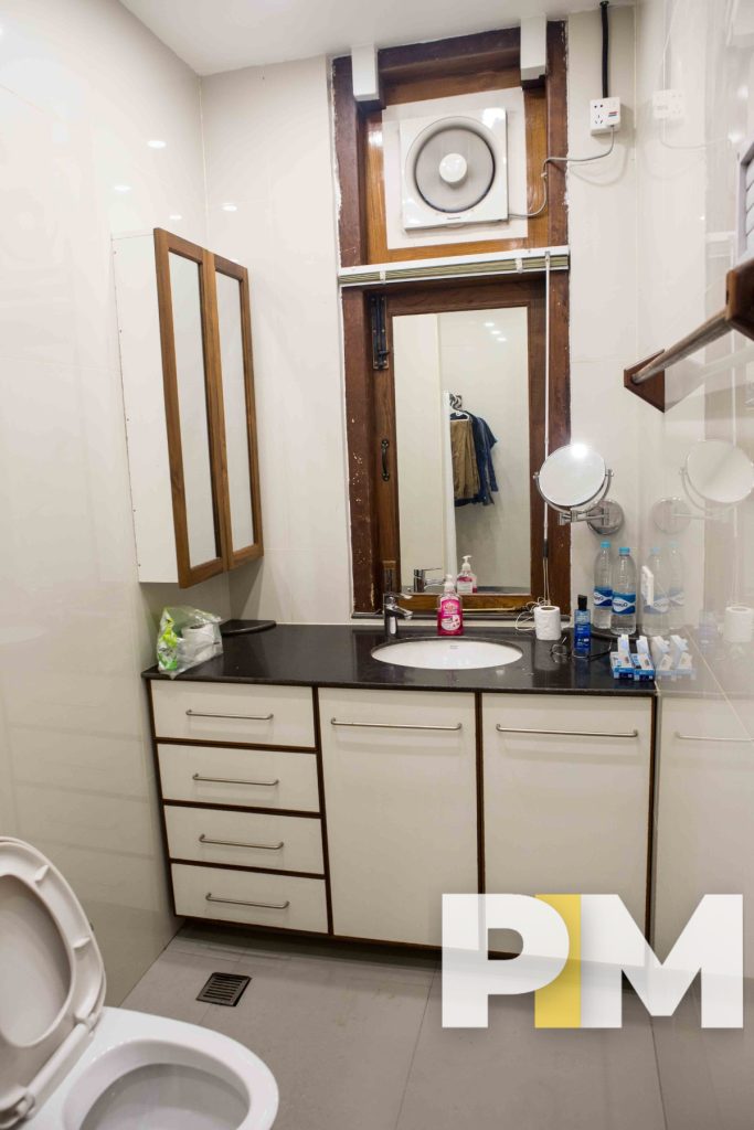 Yangon property for rent in Downtown bathroom basin