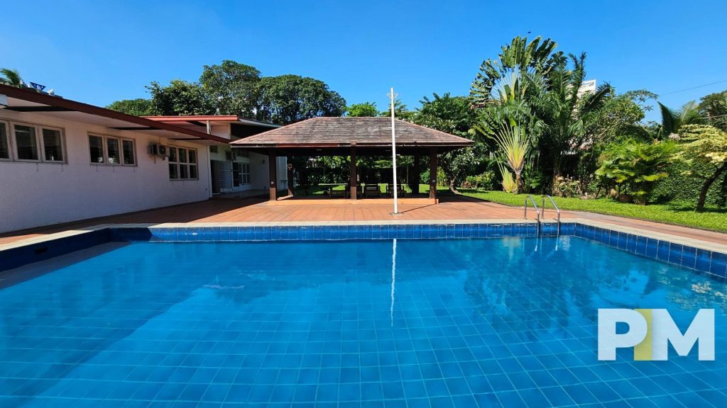 Property in Yangon, swimming pool